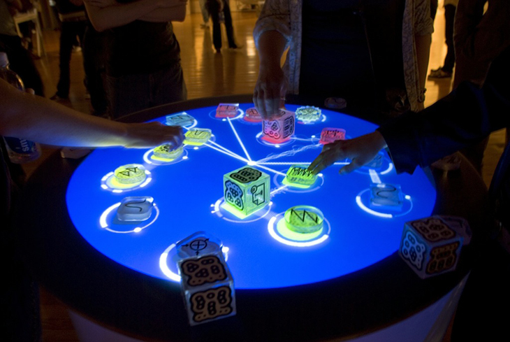 Example of a tangible user interface. Image via Wikipedia.org. Creative Commons Attribution ShareAlike 3.0.